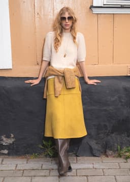 ALINA SKIRT - Light Green