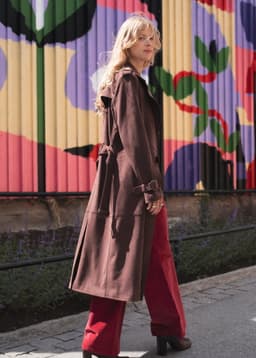 ANTONELLA COAT - DKBROWN