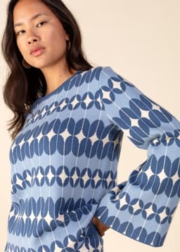 THEA SWEATER - BLUE