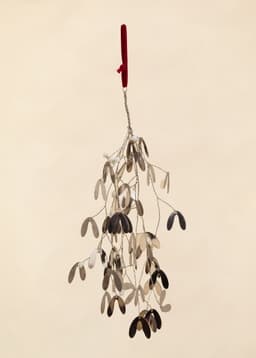 METAL MISTLETOE - SILVER
