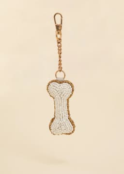 Bone Bag Charm - SILVER