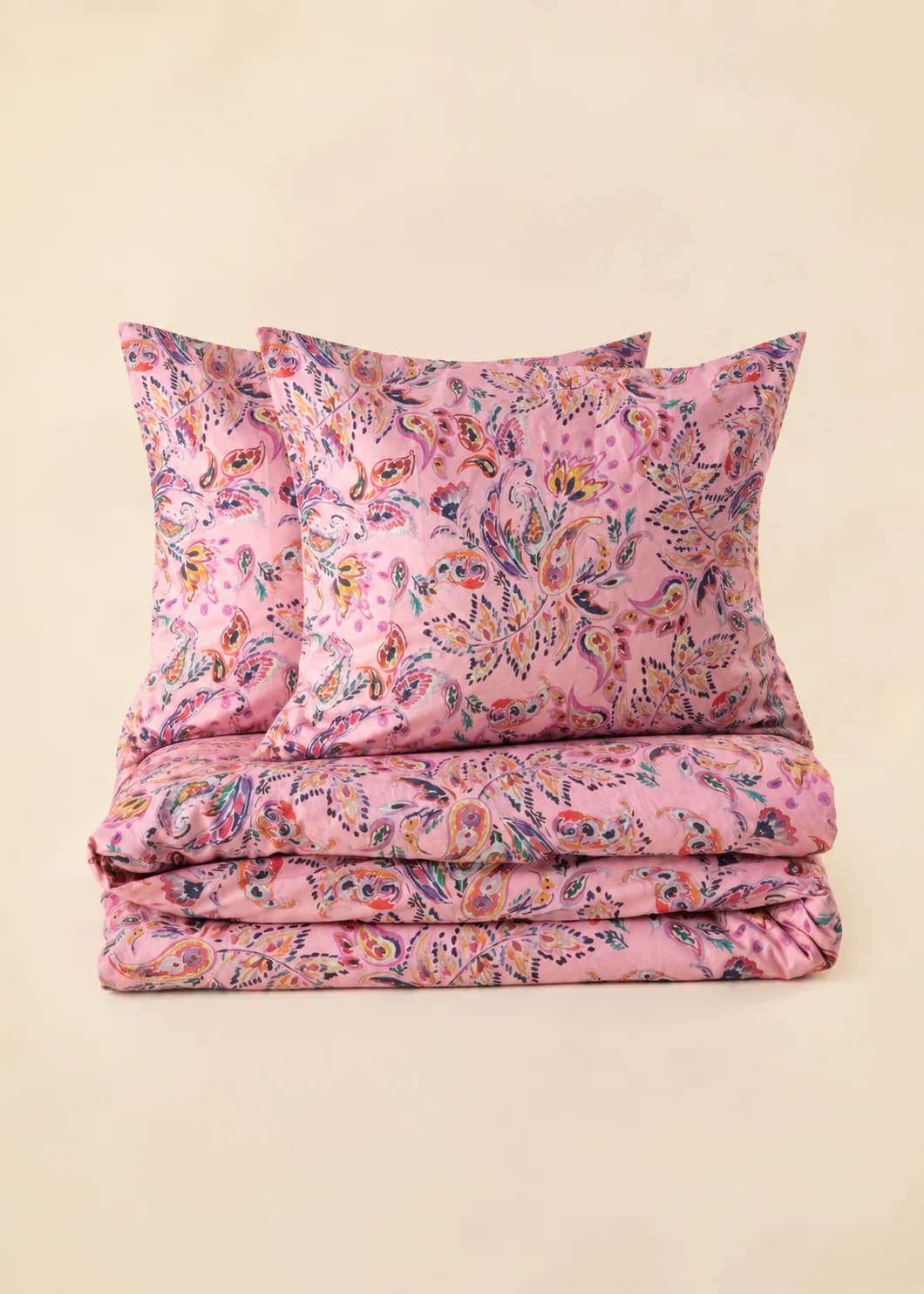 D.Cover Paisley mønstre paslakan 240x240 CM - Rosa 1 - Indiska