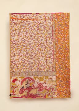 Kantha Throw - PINK