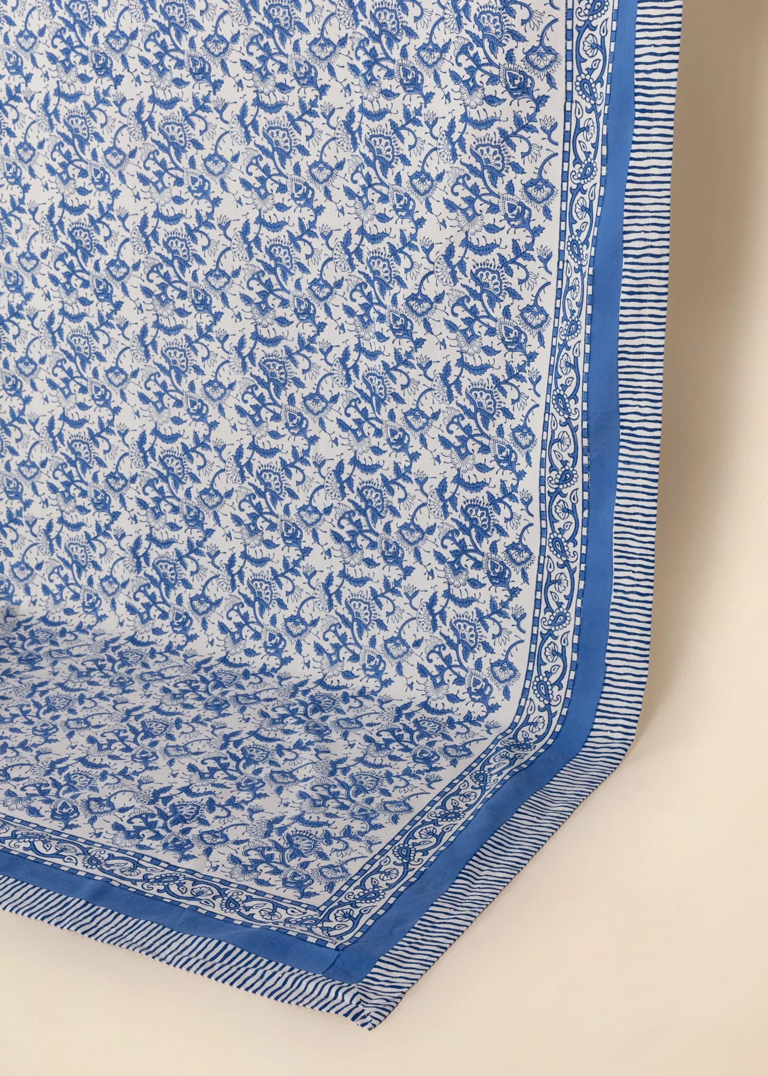 Viny Pöytäliina + tote bag - Sininen 3 - Indiska