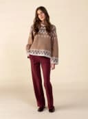 JONE PANT - BURGUNDY