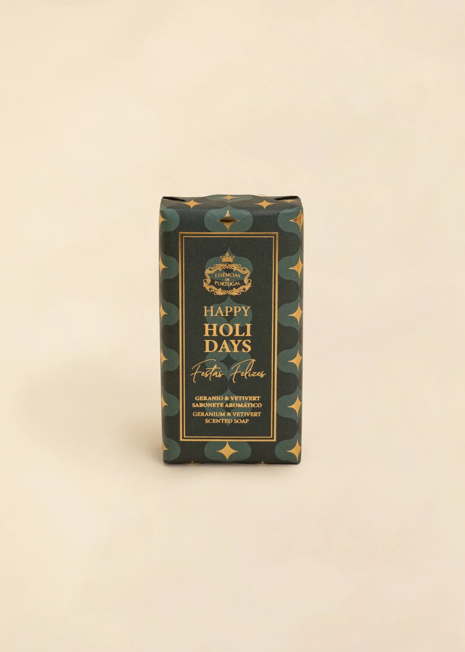 ESSENCIAS Fast tvål 200 ml - Geranium och vetiver - Grön 1 - Indiska