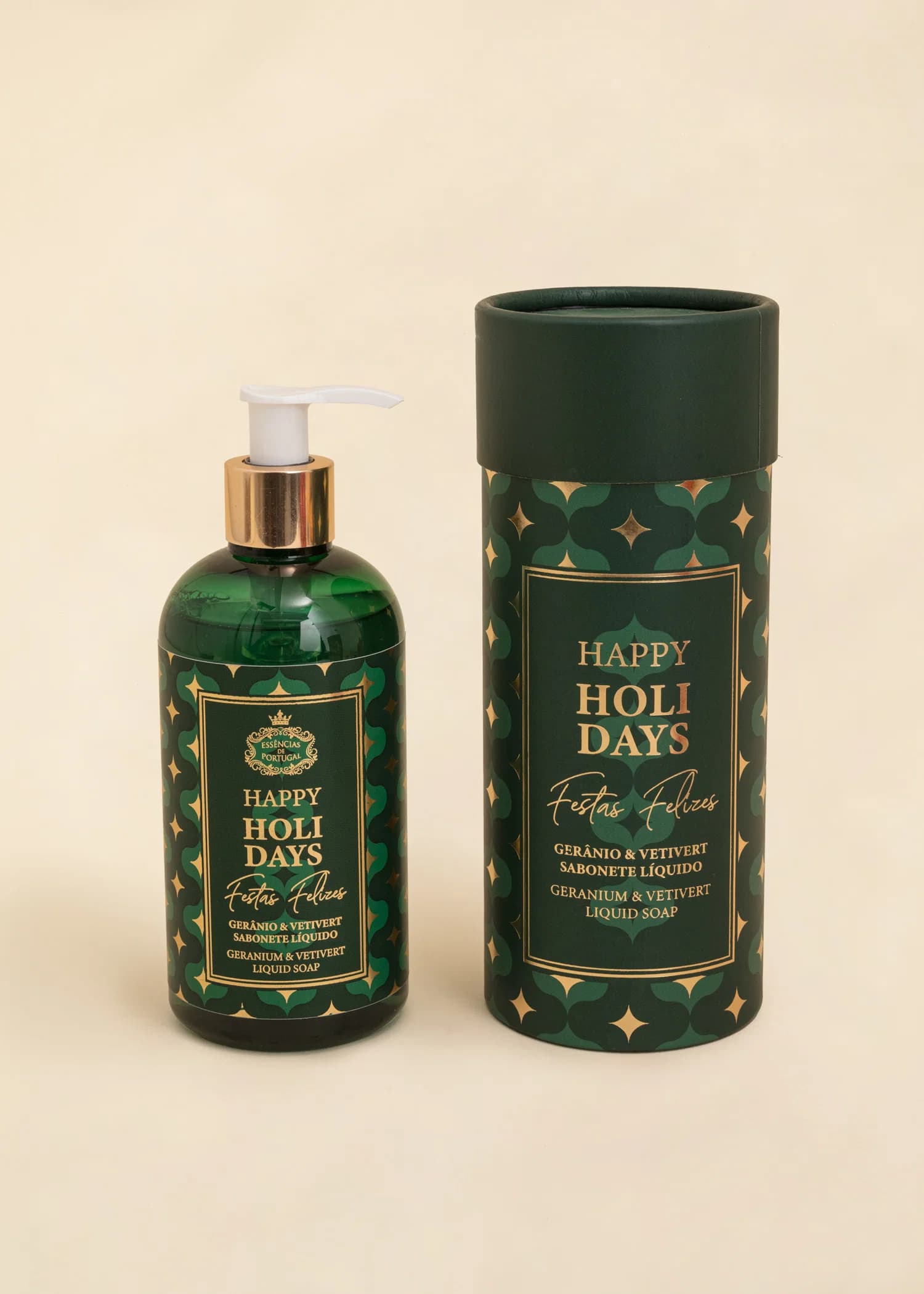 ESSENCIAS Håndsåpe 300 ml - Geranium og vetiver - Grønn 1 - Indiska