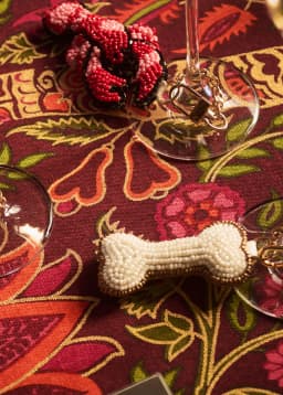 Bone Bag Charm - SILVER
