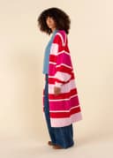 VANNI CARDIGAN - PINK STRIPE