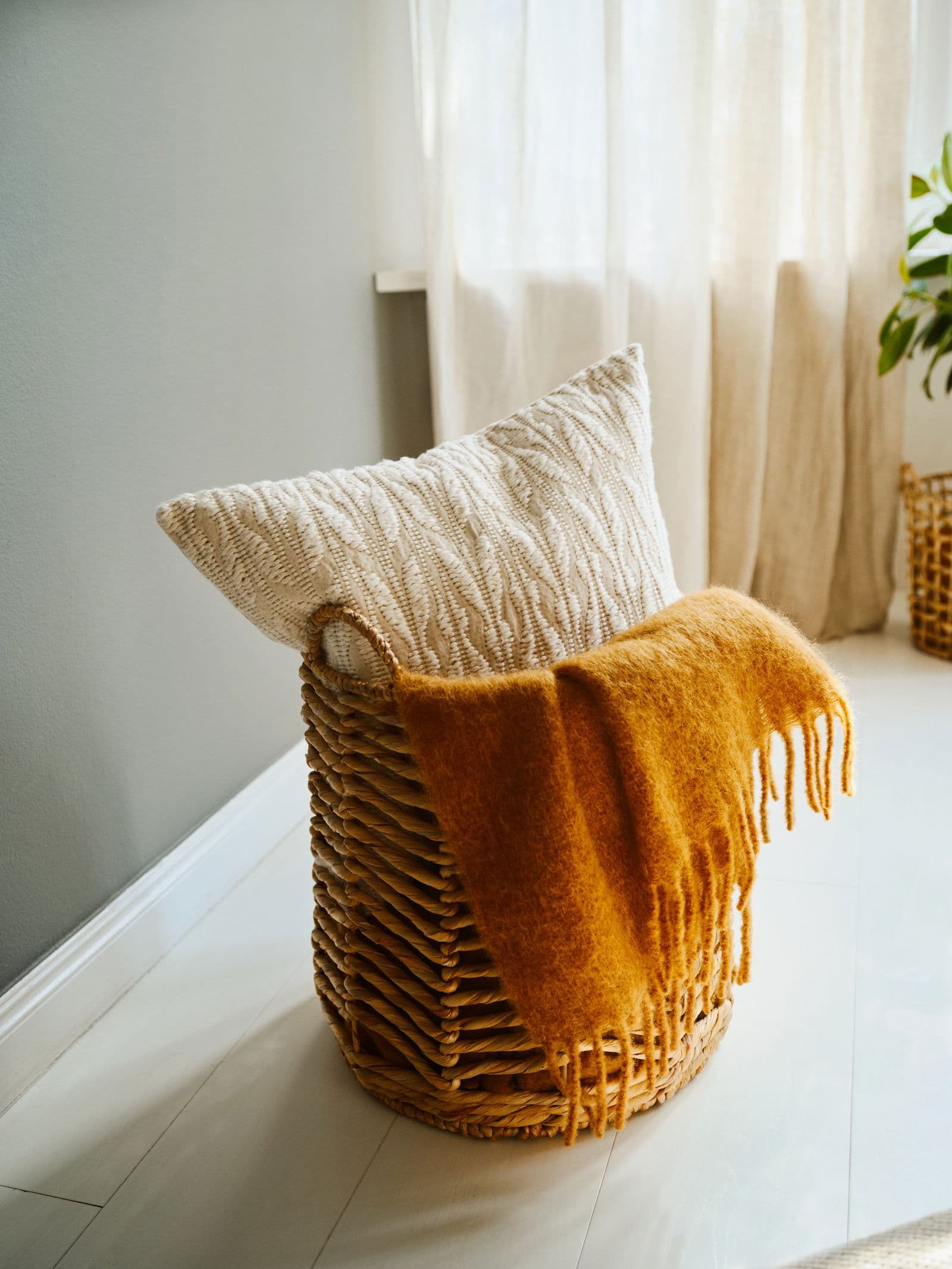 Bani Korg av vattenhyacint - Multi 1 - Indiska