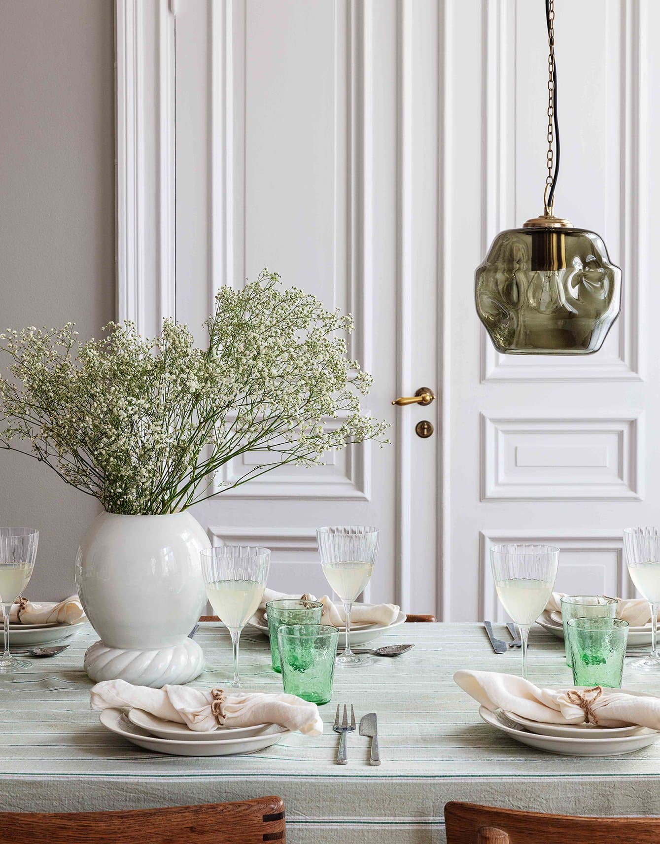 CHENNAI Jälkiruokalautanen kivitavaraa - Valkoinen 3 - Indiska