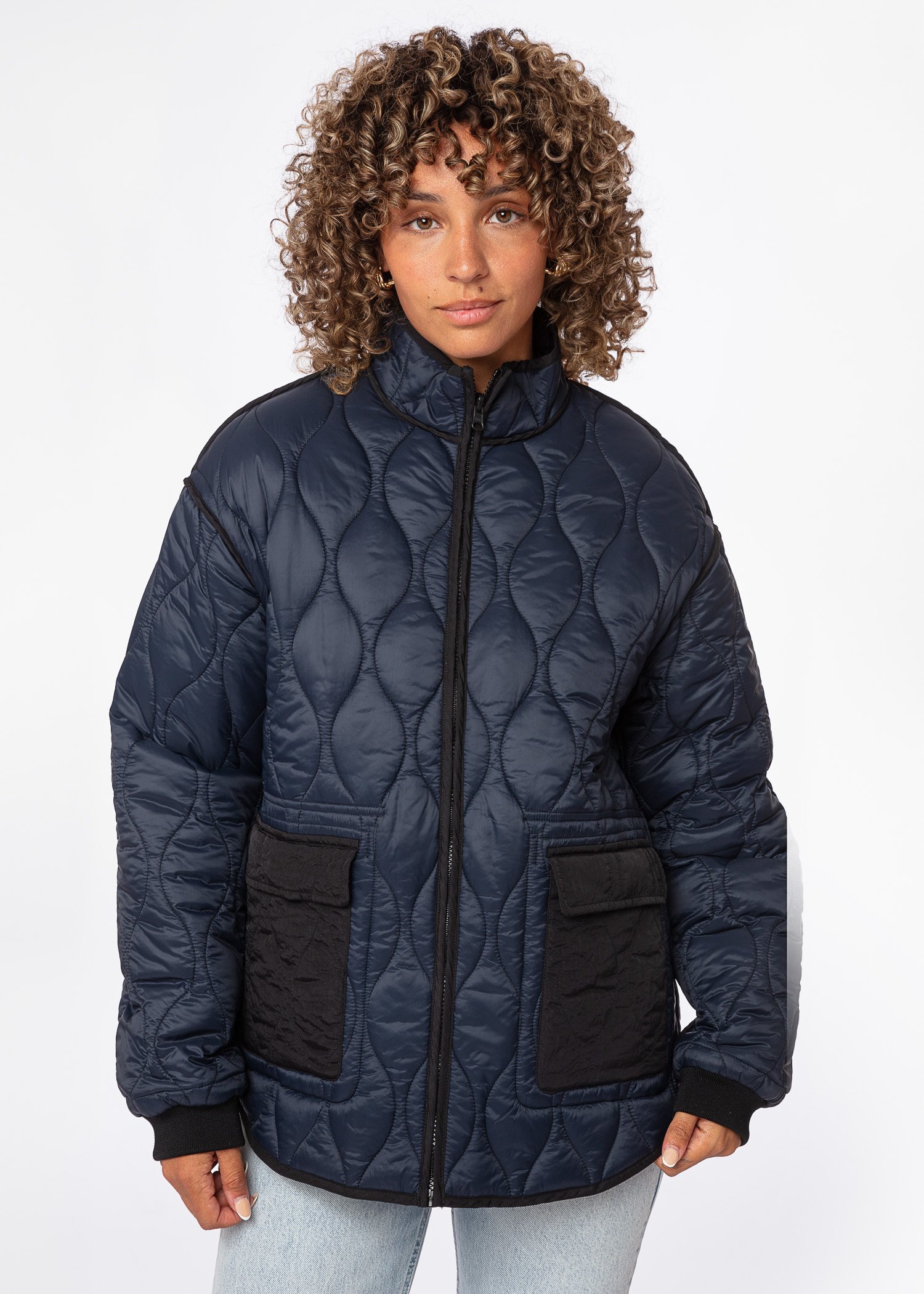 Quilted reversible jacket thumbnail 0