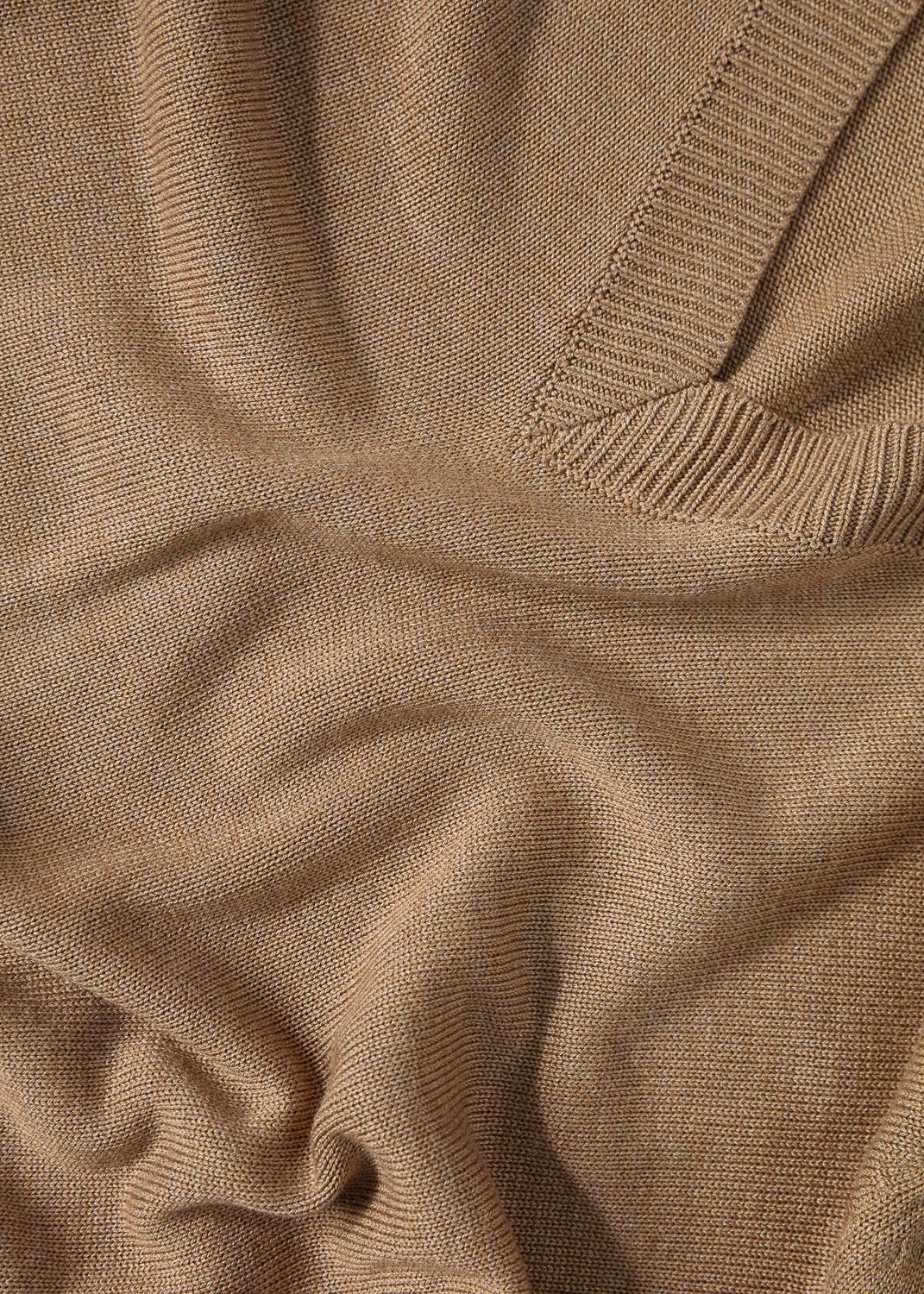 Beige knitted sweater thumbnail 5