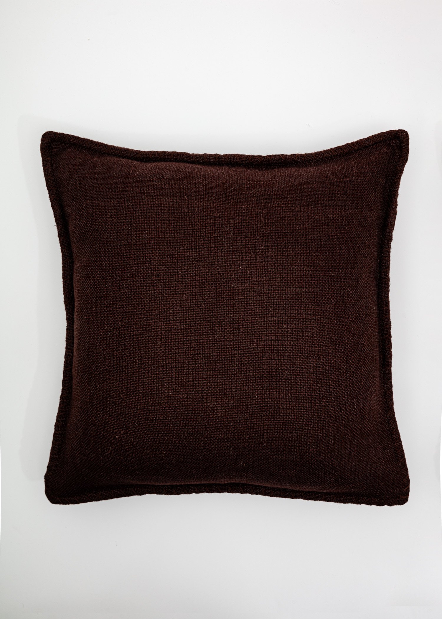 Brown decorative cushion cover
