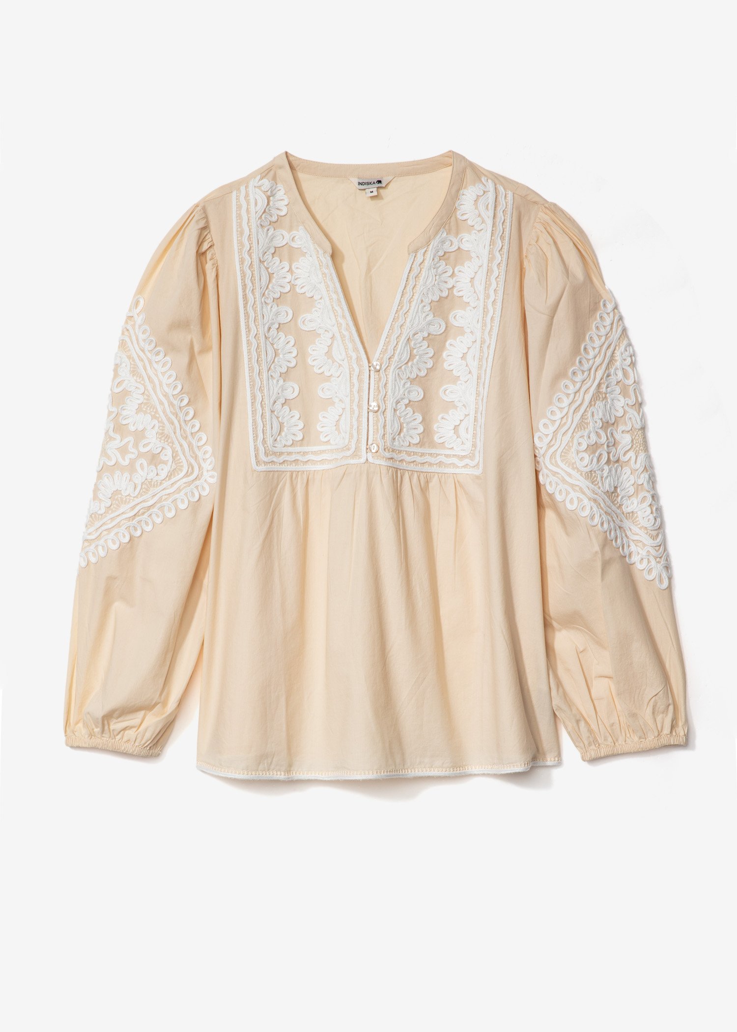 Embroidered poplin blouse thumbnail 4