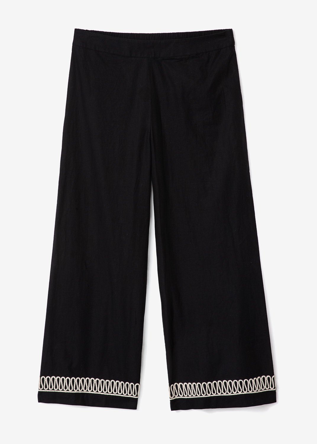 Wide black trousers thumbnail 3