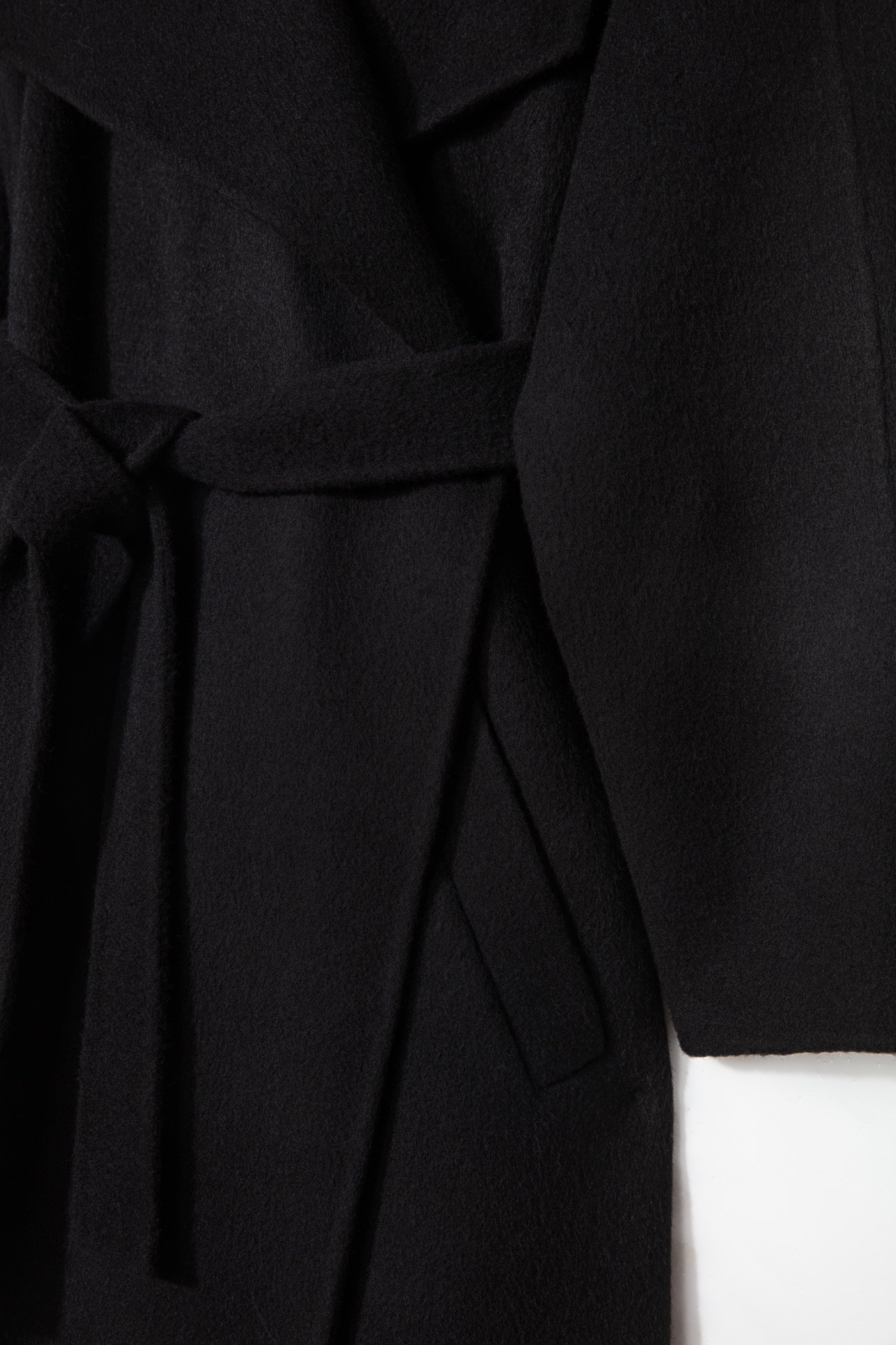 Black wool coat thumbnail 8