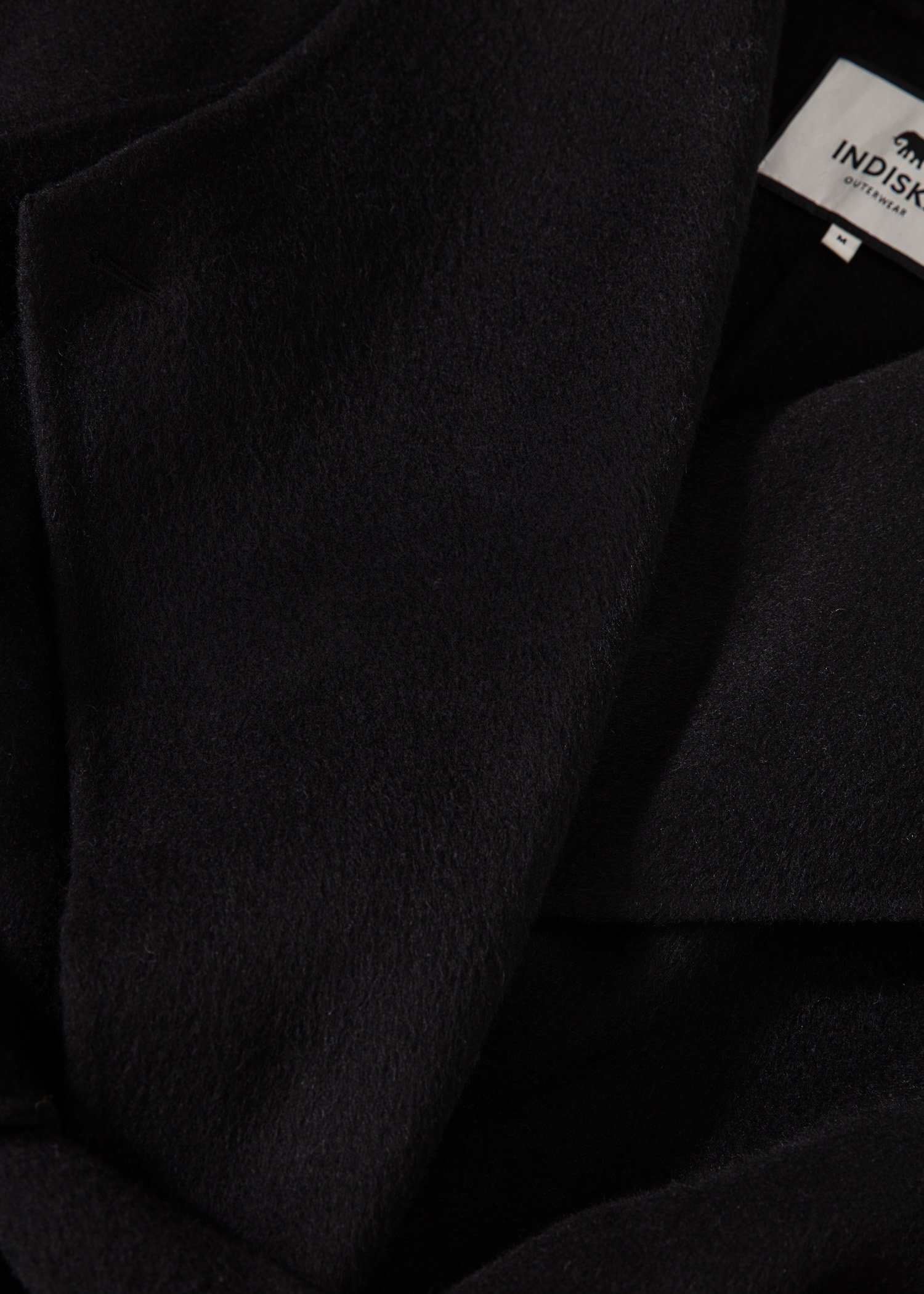 Black wool coat thumbnail 10