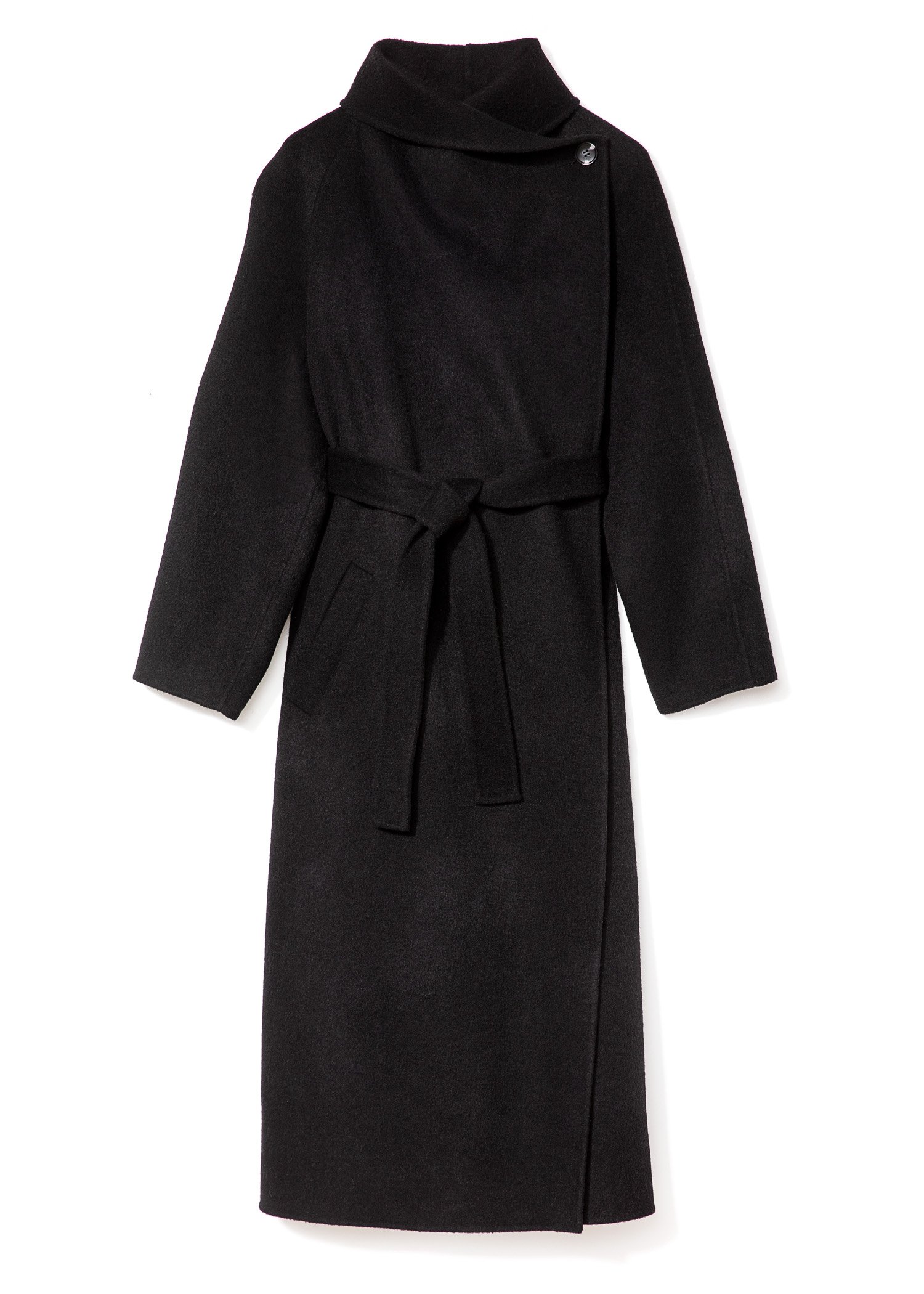 Black wool coat thumbnail 6