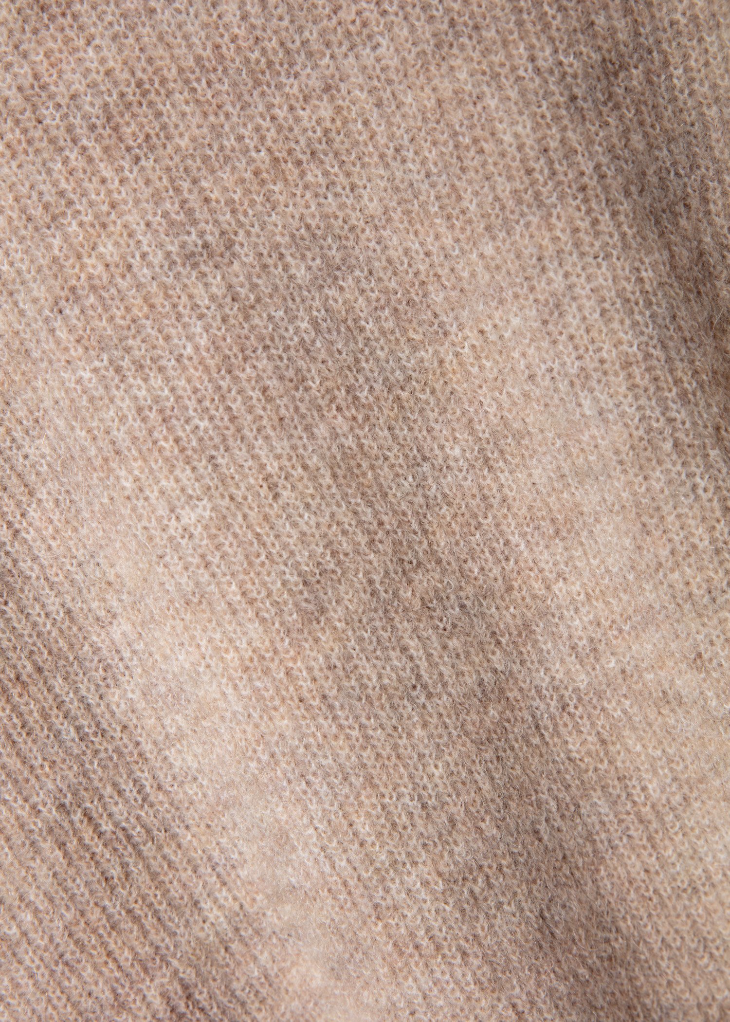 Beige knitted sweater thumbnail 5