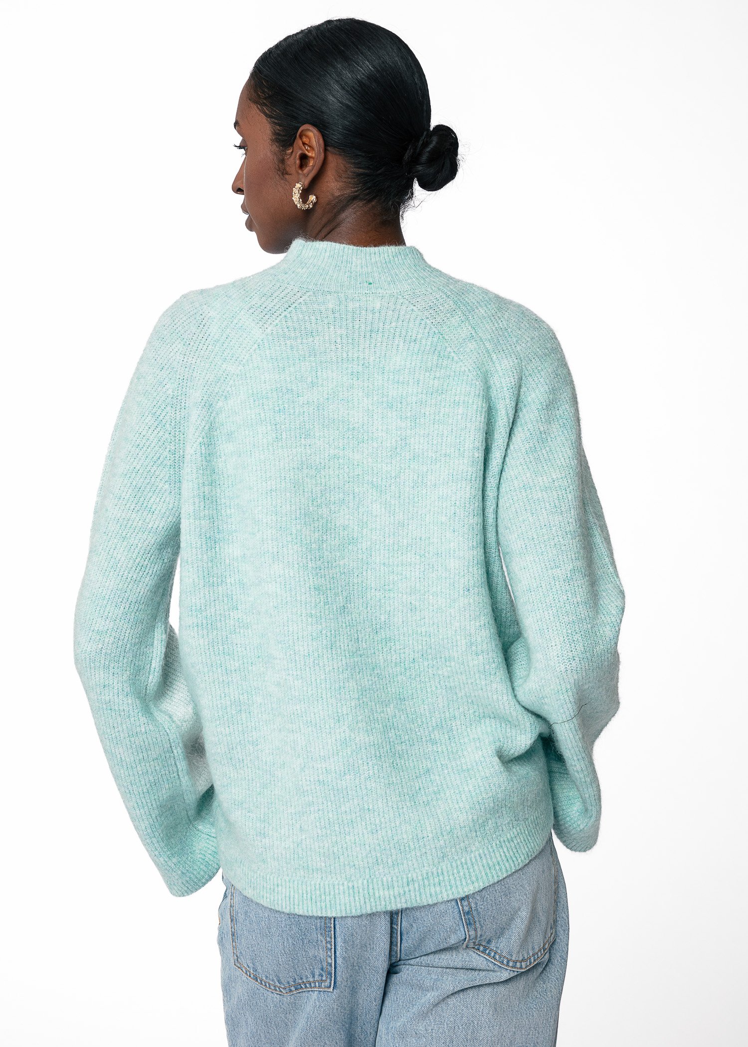 Light blue knitted sweater thumbnail 2