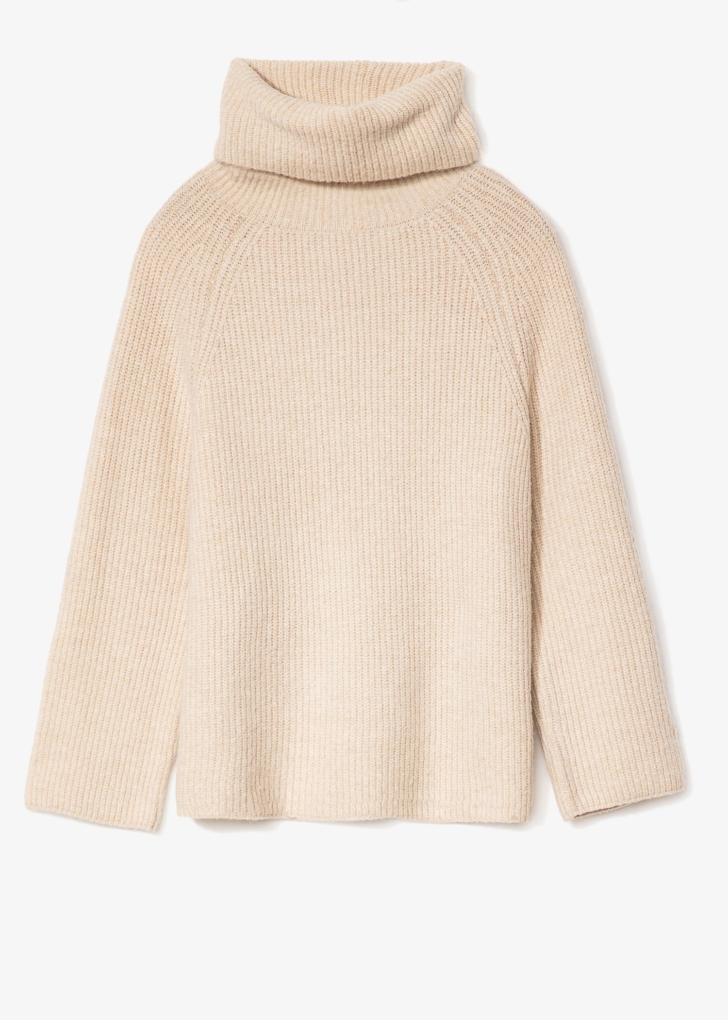 Beige knitted sweater thumbnail 8