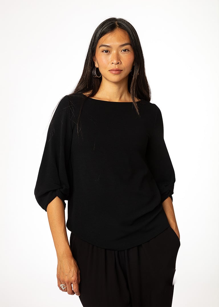 Solid viscose top