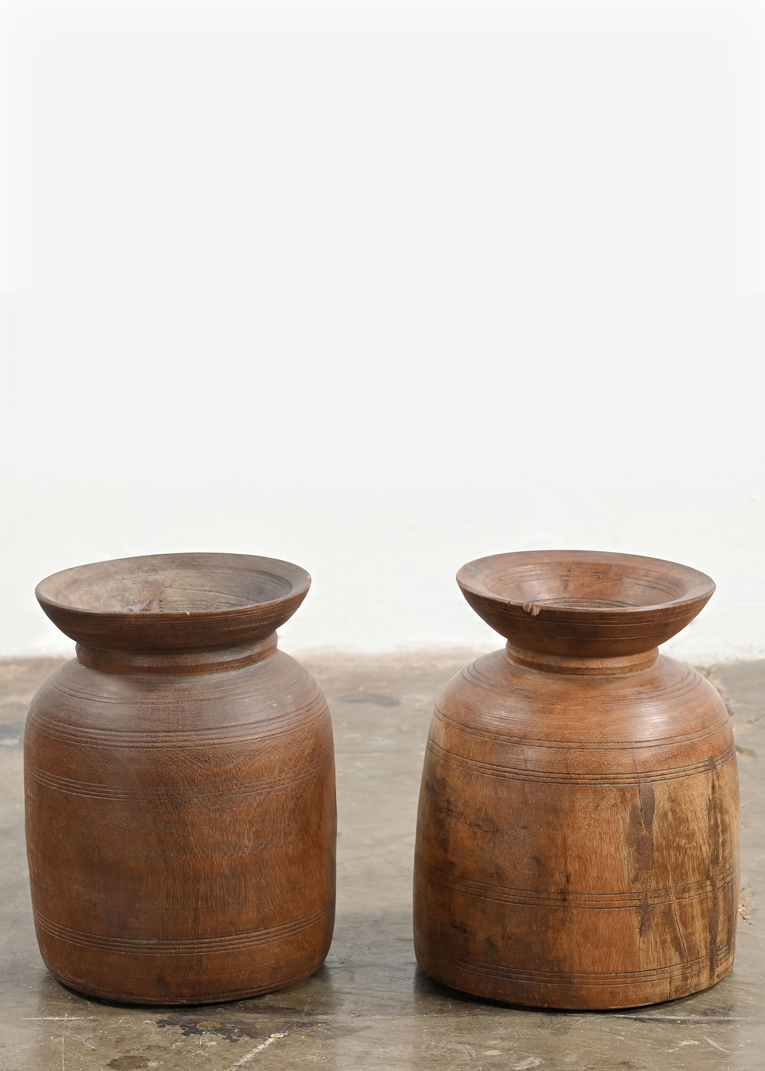 Vintage wood urn