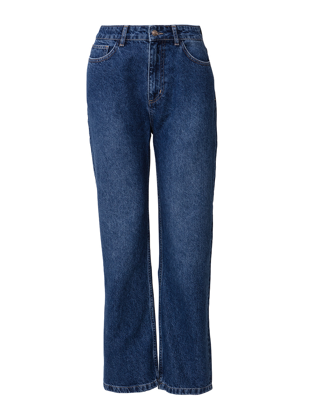 Women Blue Denim Pouch Pocket Straight Jeans at Rs 1096.00, New Delhi